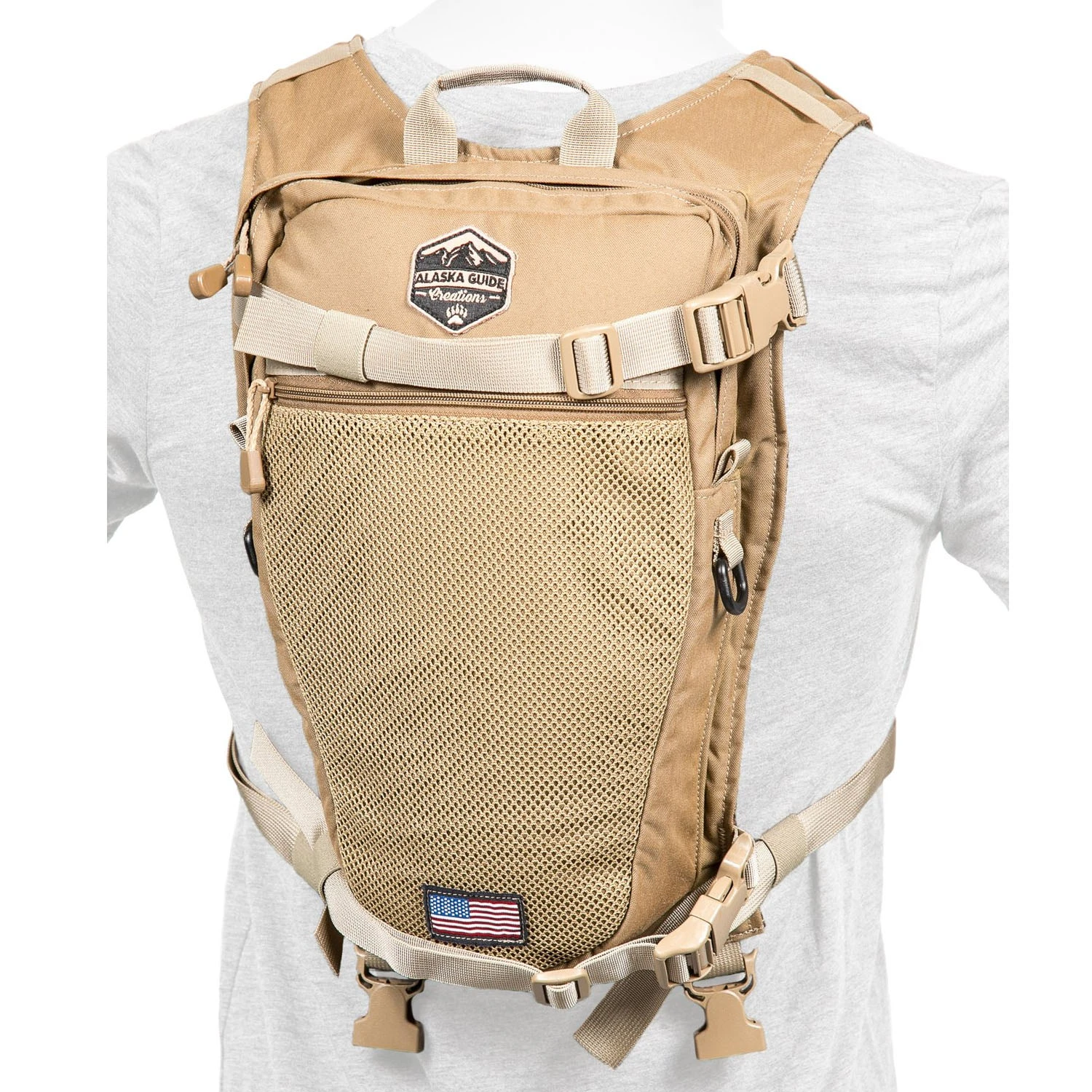 Alaska Guide Creations Stalker Hydration Pack Coyote Brown STK-CB 3 Alaska Guide Creations Stalker Hydration Pack Coyote Brown STK-CB