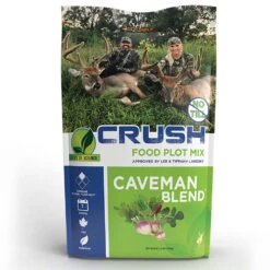 Ani-Logics Outdoors CRUSH Caveman Blend 3.5lb Bag (Plants 1/4 Acre) 24004 Food Plot Mix