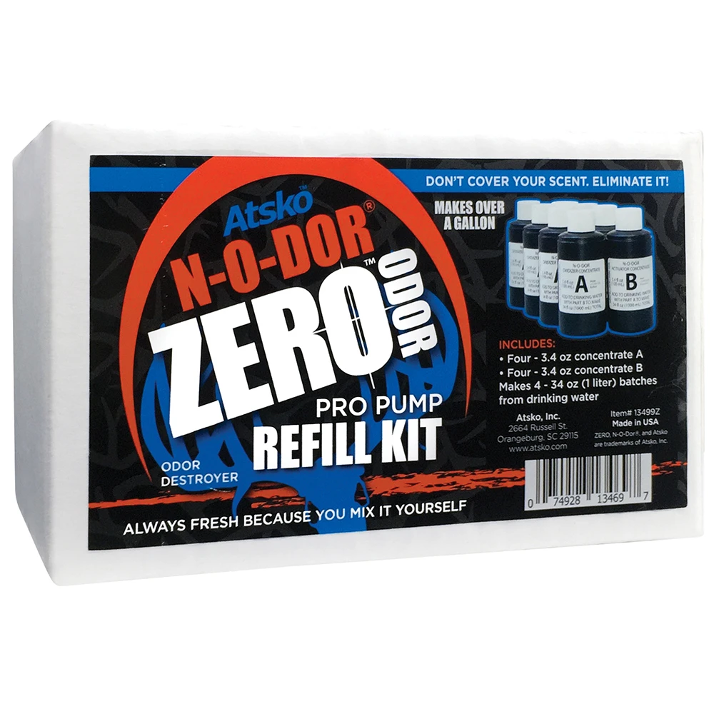 Atsko ZERO N-O-DOR OXIDIZER – PRO PUMP REFILL KIT Odor Destroyer 3 Atsko ZERO N-O-DOR OXIDIZER – PRO PUMP REFILL KIT Odor Destroyer