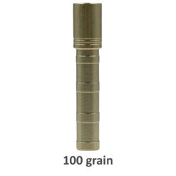 Carbon Express Arrow Inserts .244 12 Pack #2 100 Grain Brass Insert 50447