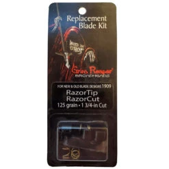 Grim Reaper Broadheads RazorCut RazorTip Broadhead Replacement Blade Kit 125 Grain 1909