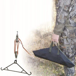HME Products Game Hanging 4:1 Ratio Game Hoist System With Gambrel HME-GHG-4