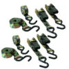 HME Products Camoufage Ratchet Tie Down 4 Pack HME-RS-4PK 1 HME Products Camoufage Ratchet Tie Down 4 Pack HME-RS-4PK -Hunting Equipment Store HME 01510 Ratchet Strap