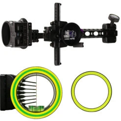 Spot Hogg Sight Fast Eddie XL MRT 7 Pin .019 Left Hand Large Guard W/ Alignment Rings FEXL7LH19MRT