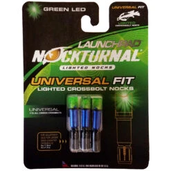Nockturnal Launchpad Crossbow Universal Carbon Express Nock Green 3pk NT-775