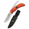 Outdoor Edge Swingblaze Double Blade Hunting Knife With Rotating Skinning & Gutting Blades, Nylon Sheath SZ-20N -Hunting Equipment Store Outdoor 20084 Outdoor Edge Swing Blaze Orange SZ 20N